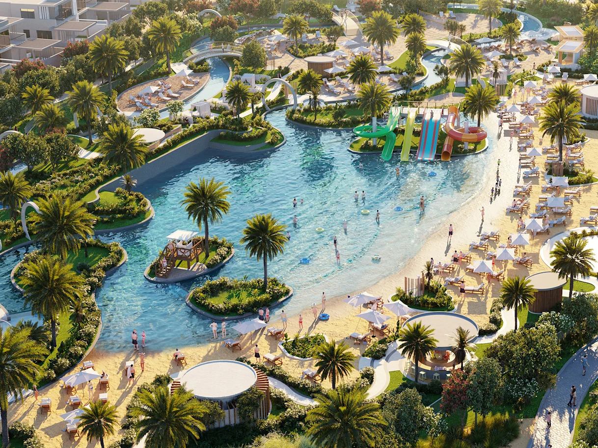 Violet 4 and DAMAC Hills 2 illustrative view