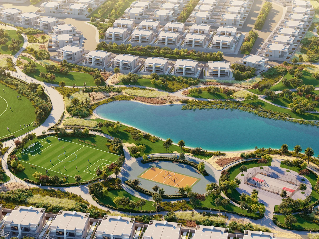 Violet 4 and DAMAC Hills 2 illustrative view