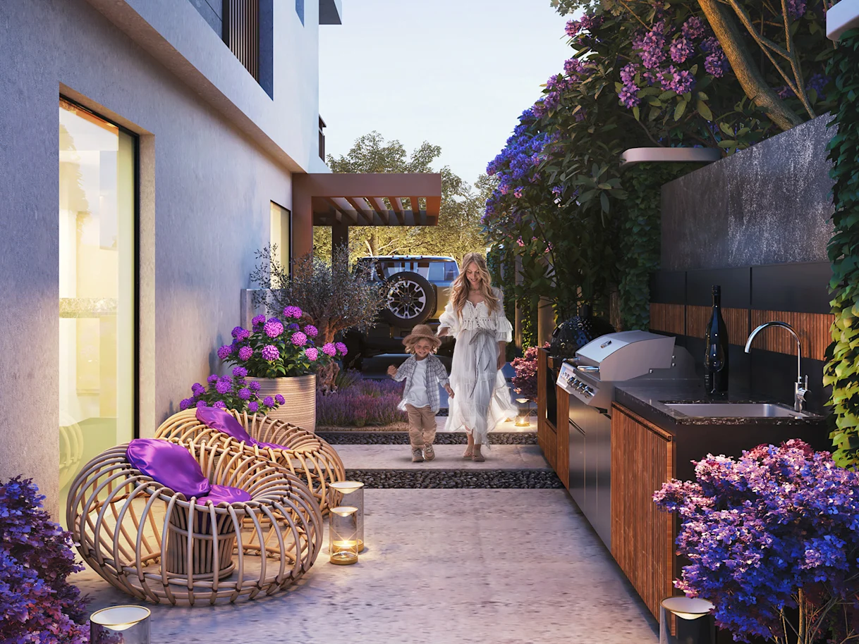 Violet 4 and DAMAC Hills 2 illustrative view
