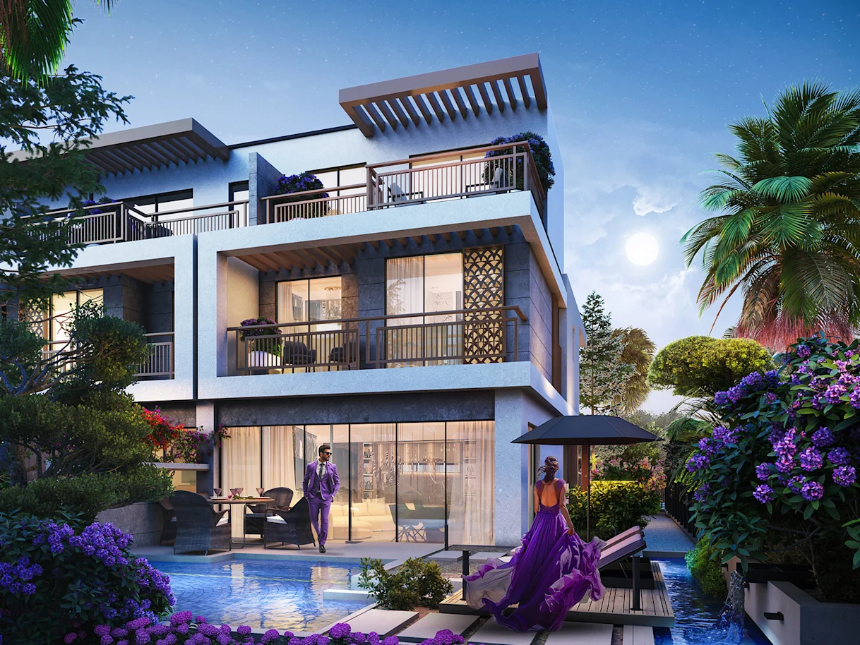 Violet 4 and DAMAC Hills 2 illustrative view
